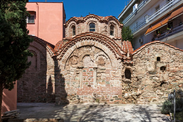 Fototapeta na wymiar Ancient Byzantine Baths at Ano Poli in Thessaloniki, Greece