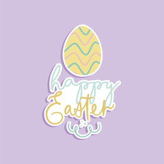 Happy easter card