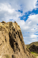 Spectacular cliffs and rocky coast line of El Port de la Selva,Costa Brava,Catalonya,Spain
