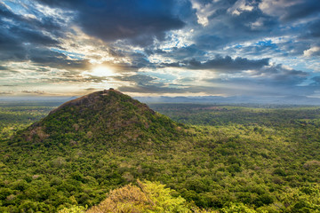 berg auf Sri Lanka, Landschaftsblick