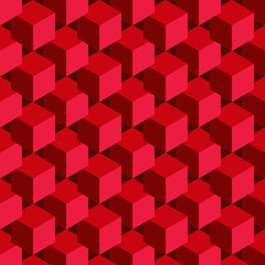pattern red gradient hexagon polygonal design deep color