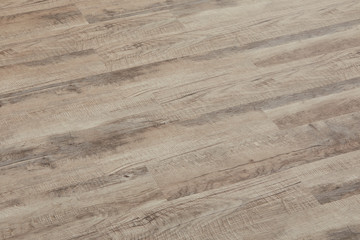 Fototapeta premium Wooden natural texture. New parquet blank. Wooden laminate floor boards background image. Home decor.