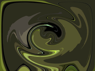 Abstract oil paint mix illustration 