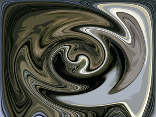 Abstract oil paint mix illustration 