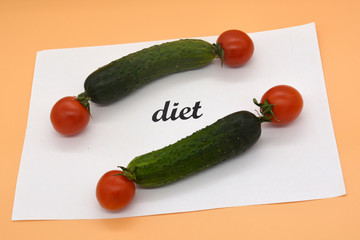 healthy eating, diet, slimming and weight loss concept