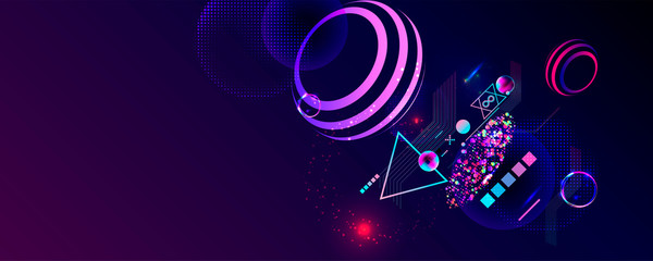 Multicolored space bubbles 3d cluster pastel shades decorative balls abstract illustration pearls