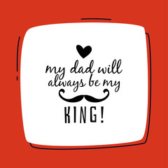 Happy fathers day card