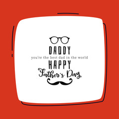 Happy fathers day card
