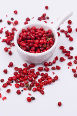 Red pepper in a small dish