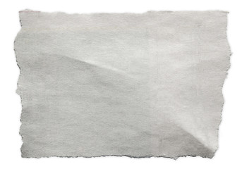 Torn paper piece