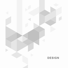 Abstract geometric technological background. Vector creative design.