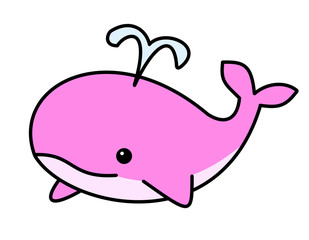 クジラ(ピンク、潮、目光)