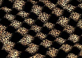 abstract leopard skin texture design