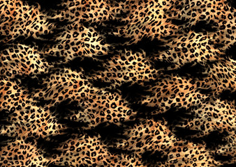 abstract leopard skin texture design