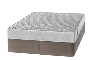 Comfortable mattress isolated on white background, Orthopedic mattress