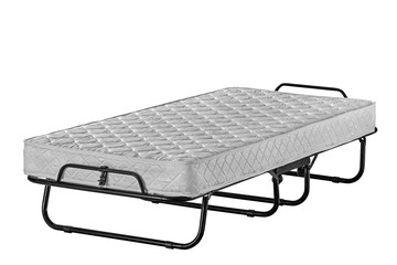 Comfortable mattress isolated on white background, Orthopedic mattress