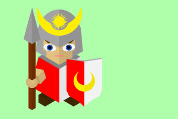 isolated video game character