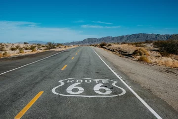 Poster Route 66 old road © Enrico