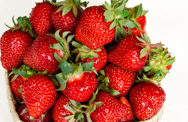 strawberry berry red, ripe, tasty, sweet, in bulk, vegetarian food,