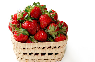 strawberry berry red, ripe, tasty, sweet, in bulk, vegetarian food,