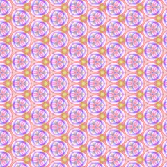 Abstract kaleidoscope background. Ornament for website, corporate style, fashion design and house interior design, as well for hand crafts and DIY. Endless texture.