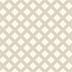 Polka dot seamless pattern. Repeated dotted diagonal stripes texture. Round spots motif. Mini circles abstract wallpaper