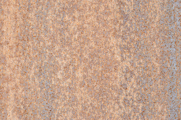 Unfinished Steel Rusty Heavy Metal Grunge Background pattern dominated by red and brown colors with hints of blue in the shadows.