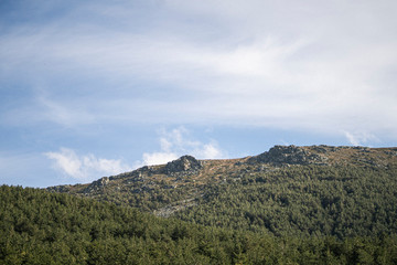 paseo por la montaña, segovia