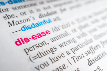 Fototapeta premium Dictionary implications for virus infection