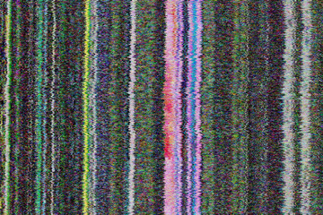 Abstract Unique Design Glitch Digital Pixel Noise. Glitch Texture Error Video Damage. Tv damage broadcast glitch. Abstract technology background