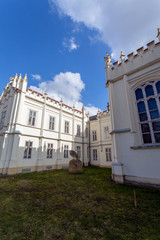 Obraz premium The famous Brunszvik Palace in Martonvasar, Hungary on a sunny spring day.