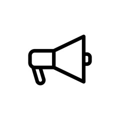 Vector illustration, megaphone icon design