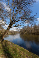 The english garden of the famous Brunszvik Palace in Martonvasar