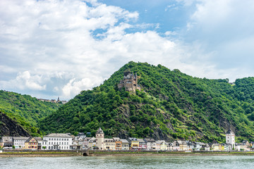 Germany, Rhine Romantic Cruise, Katz Castle,
