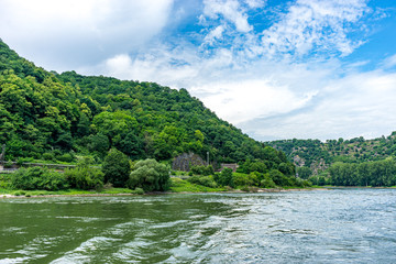 Germany, Rhine Romantic Cruise, Kelani River, a large body of water with Kelani River in the background
