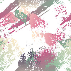 Blots Seamless Pattern. Fashion Concept. Distress 