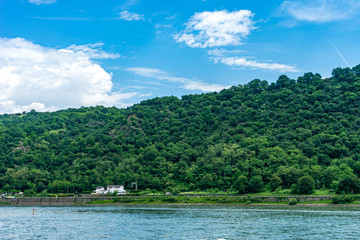 Obraz premium Germany, Rhine Romantic Cruise, a large body of water
