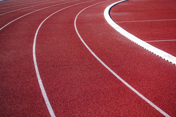 Fototapeta premium Sport running track for running and jogging for excercise and competition.