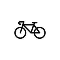 Obraz premium Vector illustration, bicycle icon design