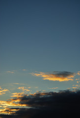 夕暮れ　空　素材