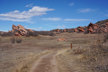 Hiking Trails at South Valley Park in Colorado