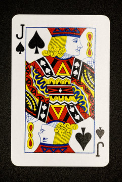 Spades playing card-Jack