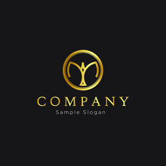 Exclusive Golden Circle Logo Design