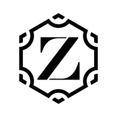 ZZ Z logo design icone