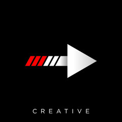 arrow logo design icon