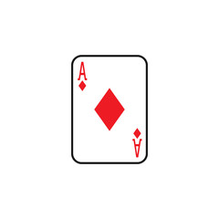 Ace graphic design template vector isolated