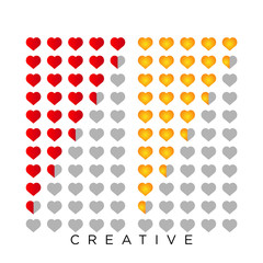 bar love icon rating