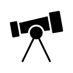 Telescope icon. Vector graphic illustration. Suitable for website design, logo, app, template, and ui. EPS 10.