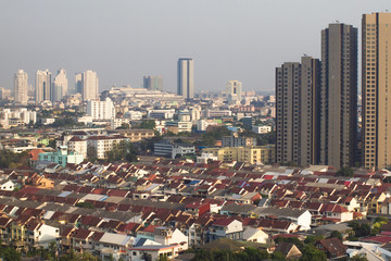 Naklejka premium Building and House Bangkok City
