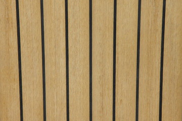 Brown marine teak vertical striped planks texture for background
